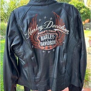 Ladies Harley Davidson 3 in 1 leather jacket